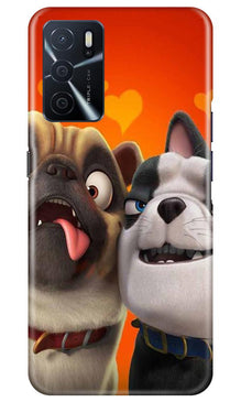 Dog Puppy Mobile Back Case for Oppo A16 (Design - 350)