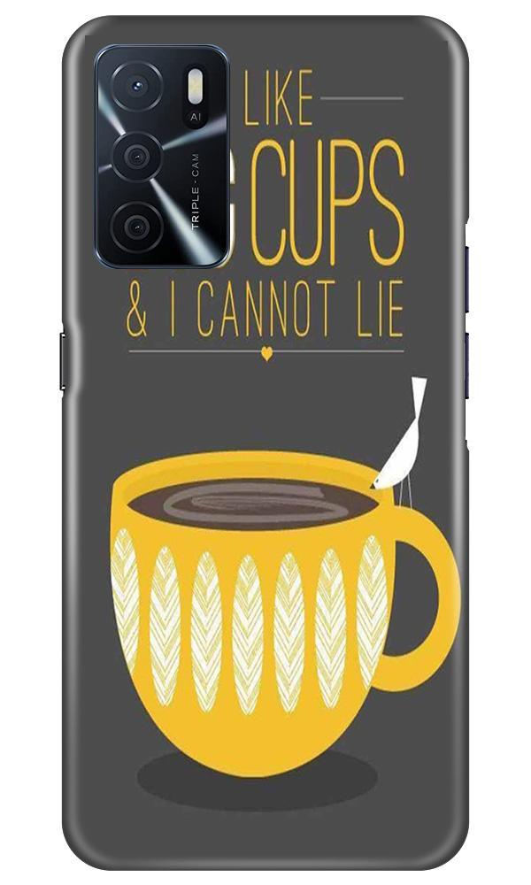 Big Cups Coffee Mobile Back Case for Oppo A16 (Design - 352)