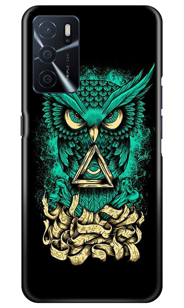Owl Mobile Back Case for Oppo A16 (Design - 358)
