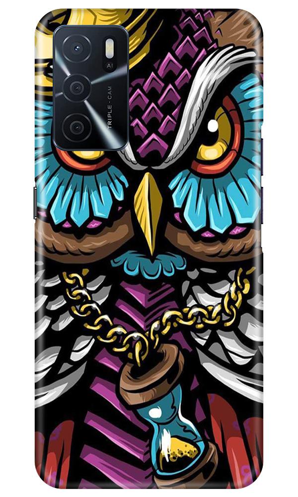 Owl Mobile Back Case for Oppo A16 (Design - 359)