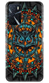 Owl Mobile Back Case for Oppo A16 (Design - 360)