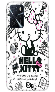 Hello Kitty Mobile Back Case for Oppo A16 (Design - 361)