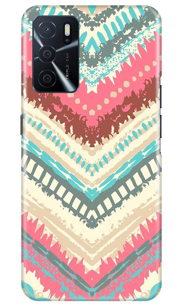 Pattern Mobile Back Case for Oppo A16 (Design - 368)