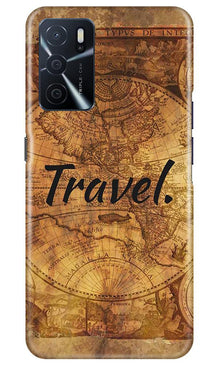 Travel Mobile Back Case for Oppo A16 (Design - 375)