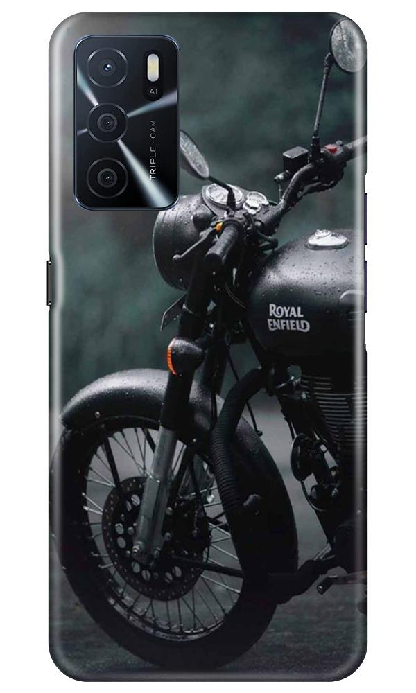 Royal Enfield Mobile Back Case for Oppo A16 (Design - 380)