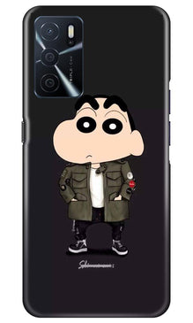 Shin Chan Mobile Back Case for Oppo A16 (Design - 391)