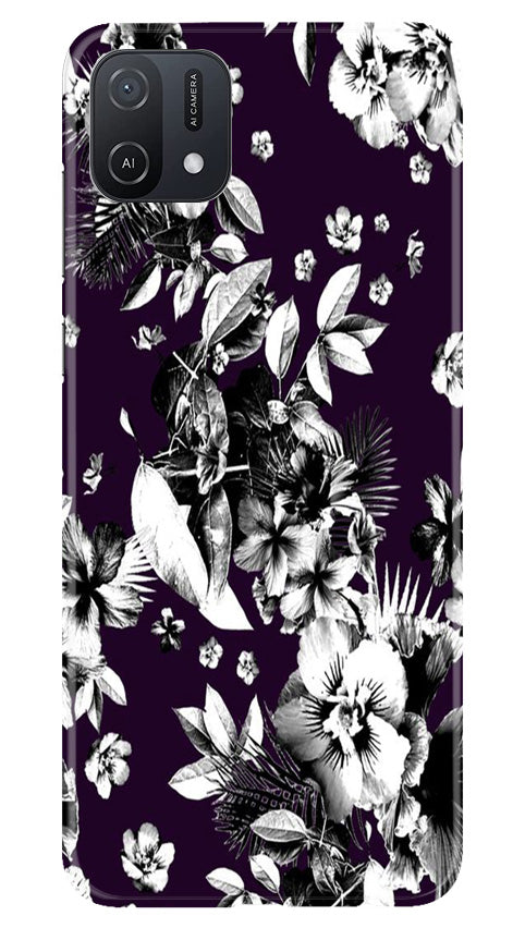 white flowers Case for Oppo A16K
