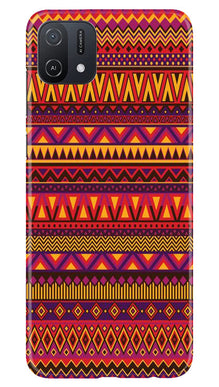 Zigzag line pattern2 Mobile Back Case for Oppo A16K (Design - 10)