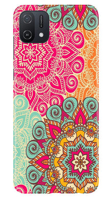 Rangoli art2 Mobile Back Case for Oppo A16K (Design - 29)