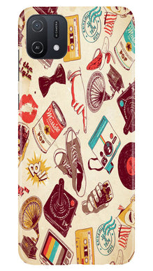 Vintage Mobile Back Case for Oppo A16K (Design - 35)