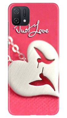 Just love Mobile Back Case for Oppo A16K (Design - 88)