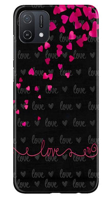 Love in Air Mobile Back Case for Oppo A16K (Design - 89)