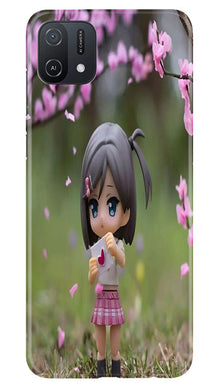 Cute Girl Mobile Back Case for Oppo A16K (Design - 92)