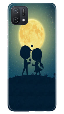 Love Couple Mobile Back Case for Oppo A16K  (Design - 109)