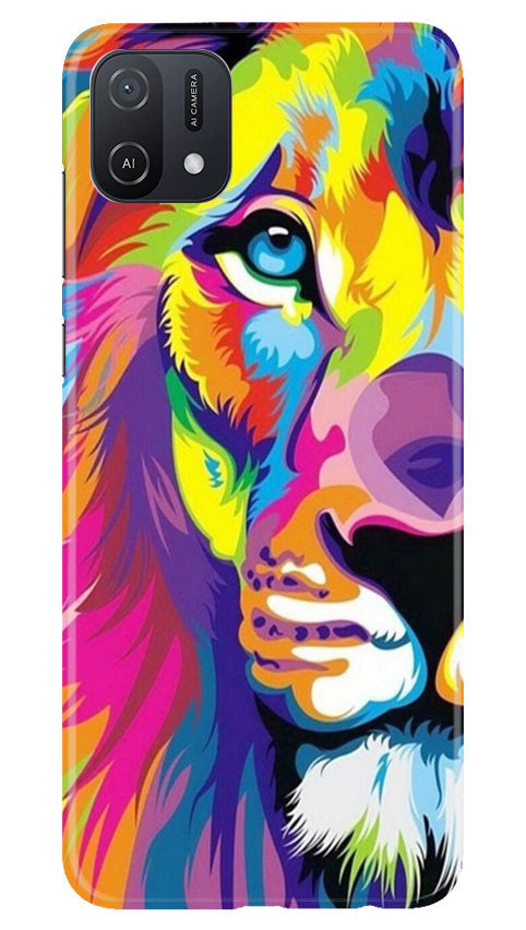 Colorful Lion Case for Oppo A16K(Design - 110)