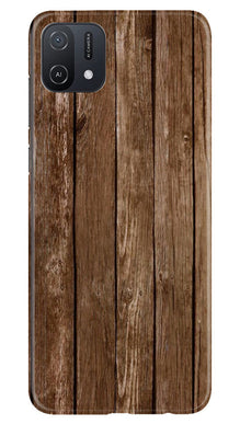 Wooden Look Mobile Back Case for Oppo A16K  (Design - 112)