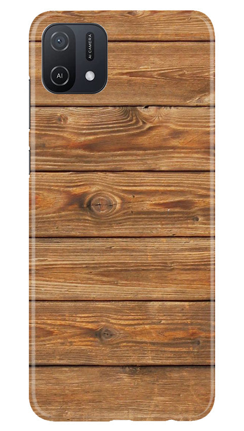 Wooden Look Case for Oppo A16K  (Design - 113)