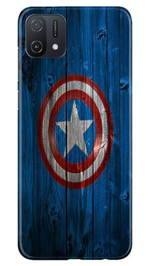 Captain America Superhero Mobile Back Case for Oppo A16K  (Design - 118)