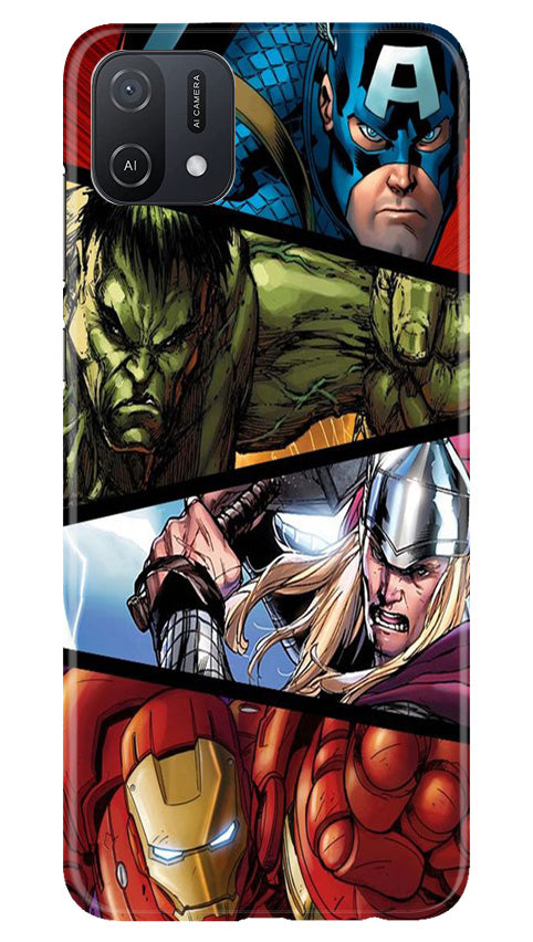 Avengers Superhero Case for Oppo A16K  (Design - 124)