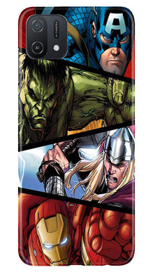 Avengers Superhero Mobile Back Case for Oppo A16K  (Design - 124)