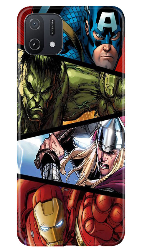 Avengers Superhero Case for Oppo A16K  (Design - 124)