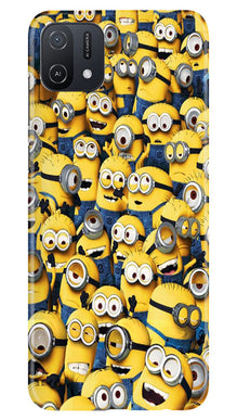 Minions Mobile Back Case for Oppo A16K  (Design - 126)