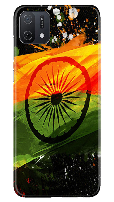 Indian Flag Case for Oppo A16K  (Design - 137)