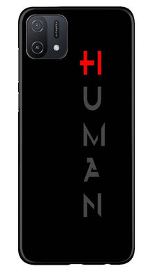 Human Mobile Back Case for Oppo A16K  (Design - 141)