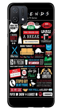 Friends Mobile Back Case for Oppo A16K  (Design - 145)