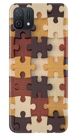 Puzzle Pattern Case for Oppo A16K (Design No. 186)