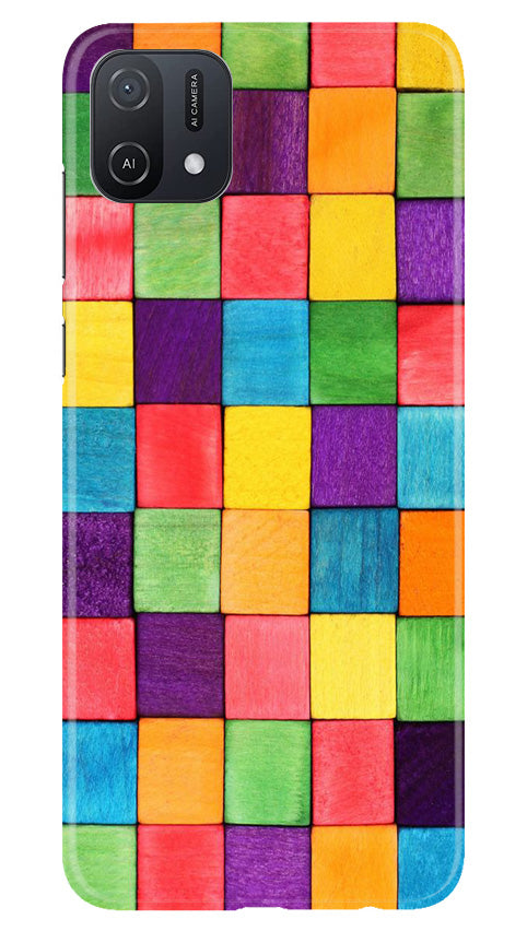 Colorful Square Case for Oppo A16K (Design No. 187)