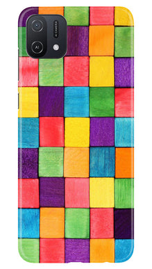 Colorful Square Mobile Back Case for Oppo A16K (Design - 187)