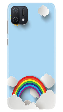 Rainbow Mobile Back Case for Oppo A16K (Design - 194)