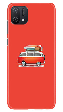 Travel Bus Mobile Back Case for Oppo A16K (Design - 227)