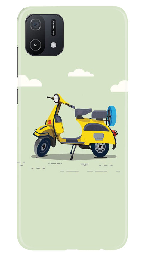 Vintage Scooter Case for Oppo A16K (Design No. 229)