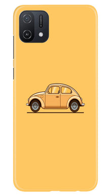 Vintage Car Mobile Back Case for Oppo A16K (Design - 231)