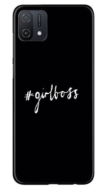 #GirlBoss Mobile Back Case for Oppo A16K (Design - 235)