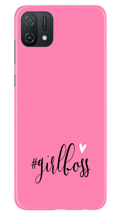Girl Boss Pink Case for Oppo A16K (Design No. 238)