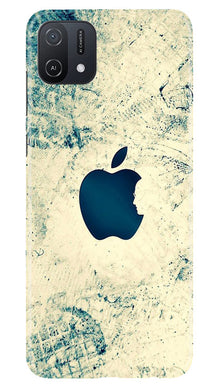 Apple Logo Mobile Back Case for Oppo A16K (Design - 251)