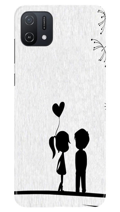 Cute Kid Couple Case for Oppo A16K (Design No. 252)