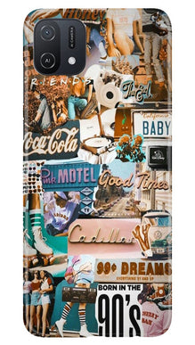 Vintage Design Mobile Back Case for Oppo A16K (Design - 253)