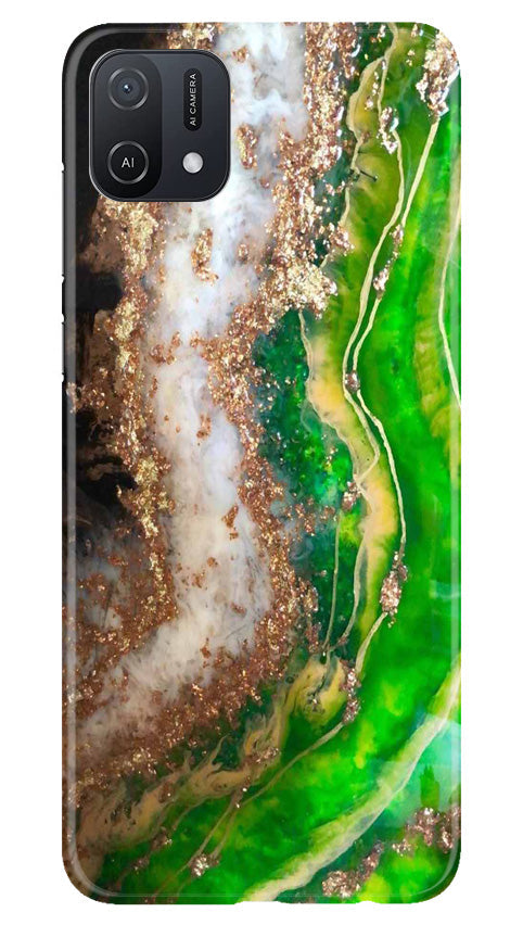 Marble Texture Mobile Back Case for Oppo A16K (Design - 269)