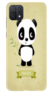 Panda Bear Mobile Back Case for Oppo A16K (Design - 279)