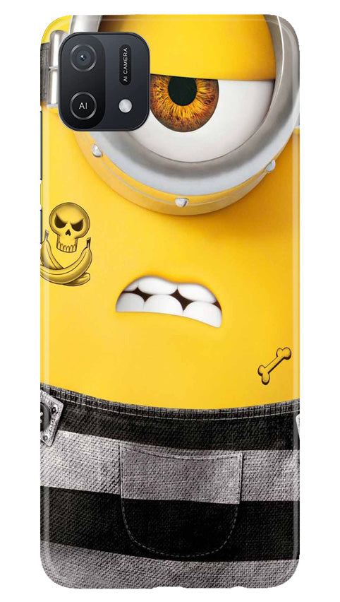 Minion Mobile Back Case for Oppo A16K (Design - 286)