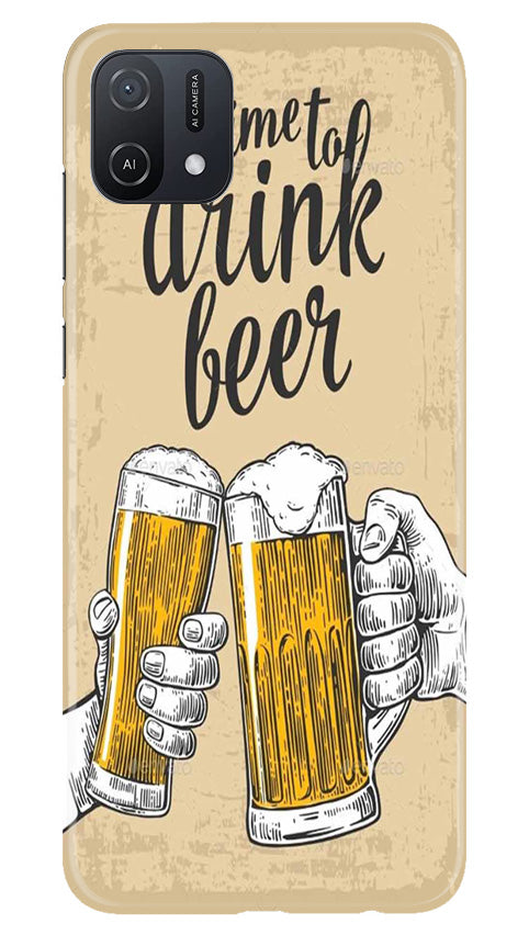Drink Beer Mobile Back Case for Oppo A16K (Design - 290)