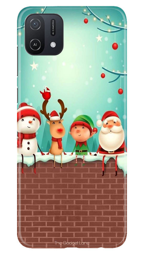 Santa Claus Mobile Back Case for Oppo A16K (Design - 296)