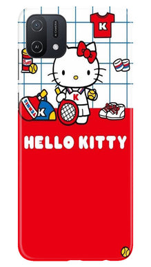Hello Kitty Mobile Back Case for Oppo A16K (Design - 322)