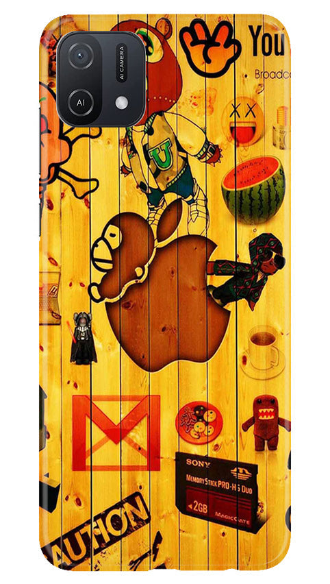 Wooden Texture Mobile Back Case for Oppo A16K (Design - 326)