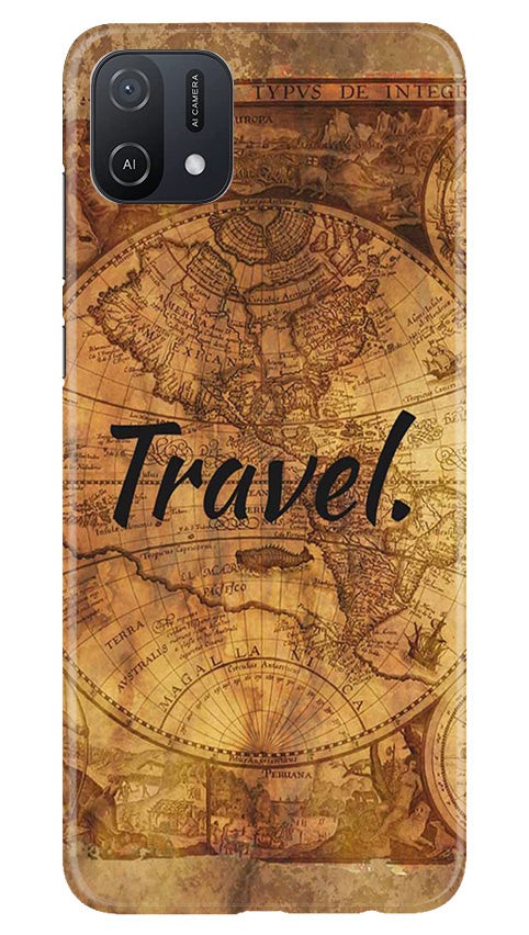 Travel Mobile Back Case for Oppo A16K (Design - 334)