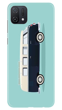 Travel Bus Mobile Back Case for Oppo A16K (Design - 338)